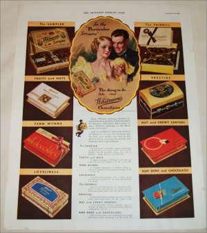 1936 Whitman's Candies ad