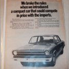 1969 American Motors Rambler 2 dr sedan car ad