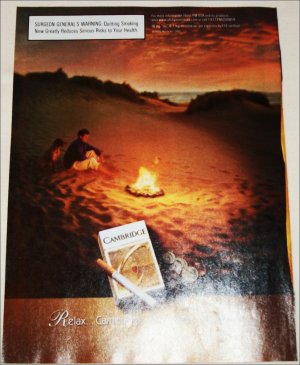 2000 Cambridge Lights Kings Cigarette ad