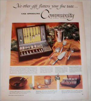 1956 Community Silverware ad #1