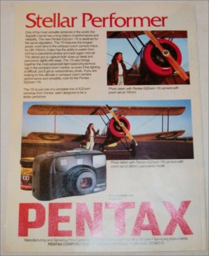 1993 Pentax IQZoom 115 Camera ad