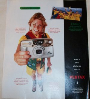 1999 Pentax IQZoom140M Camera ad