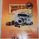 2000 Pentax IQZoom160 Camera ad featuring The Crocodile Hunter Steve Irwin