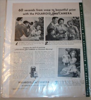 Polaroid Land Camera Christmas ad