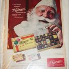 1958 Whitman's Sampler Chocolates Christmas ad