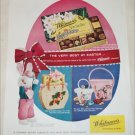 1959 Whitman's Sampler Chocolates Easter ad