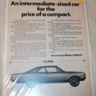 1969 American Motors Rebel 4 dr sedan car ad #3