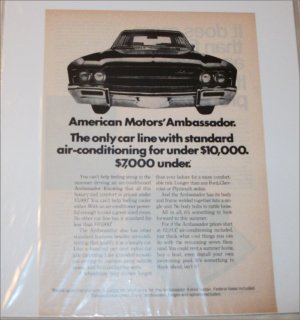 1969 American Motors Ambassador Car ad