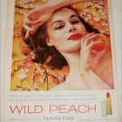 1959 Dorothy Gray Wild Peach Lipstick ad