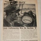1944 Lionel Corporation Maritime M Award ad