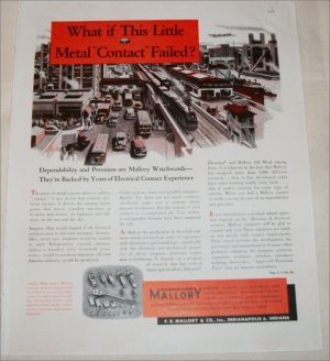 Mallory Metal Contact ad