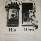 1957 Polaroid Land Camera His & Hers ad