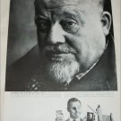 1958 Polaroid Land Camera ad featuring Burl Ives