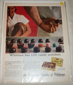 Whitman's Candies Snitchers ad