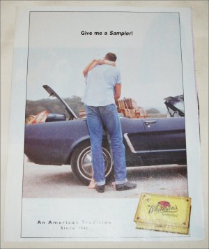 2000 Whitman's Sampler Chocolates Mustang ad