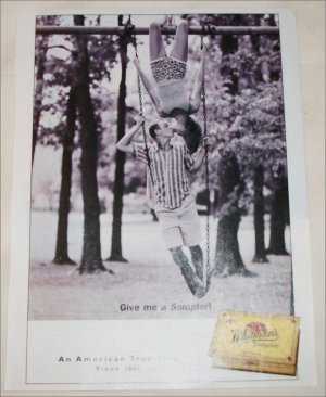 2000 Whitman's Sampler Chocolates Swing ad