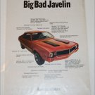 1969 American Motors Javelin car ad