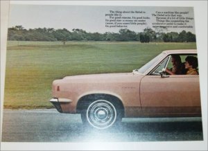 1969 American Motors Rebel 2 dr ht car ad