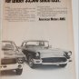 1969 American Motors AMX & 57 Tbird & 57 Corvette car ad