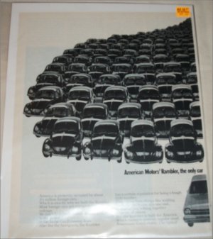 1969 American Motors Rambler & Volkswagen ad