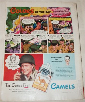 1945 Camel Cigarette ad