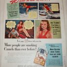 1948 Camel Cigarette ad featuring Nance Stilley