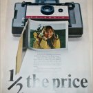 1965 Polaroid Land Automatic 104 Camera Girl in Raincoat ad