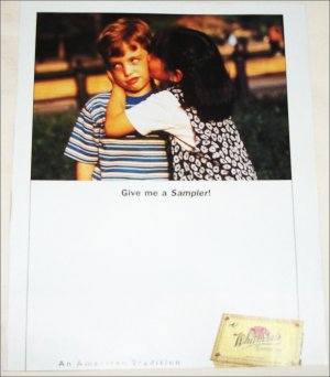 2000 Whitman's Sampler Chocolates Boy and Girl ad