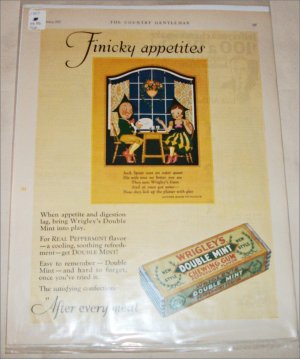 1927 Wrigley's Double Mint Gum ad