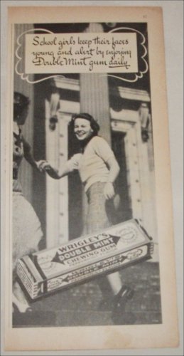 Wrigley's Double Mint Gum Schoolgirls ad
