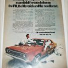 1970 American Motors Hornet 4 dr sedan car ad