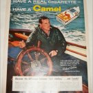 1957 Camel Cigarette ad featuring Richard Bertram
