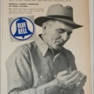 1956 Blue Bell Men's Work Clothes ad