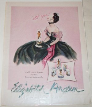 1941 Elizabeth Arden Cosmetics ad