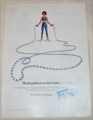 1991 Wrigley's Extra Gum ad #1