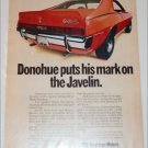 1970 American Motors AMX Mark Donohue car ad
