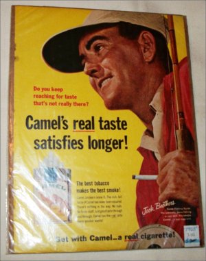 1965 Camel Cigarette ad featuring Jack Brothers