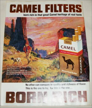 1966 Camel Cigarette Hunter ad