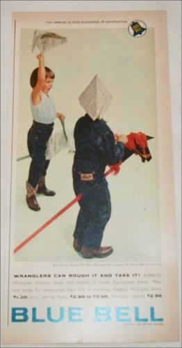 1958 Blue Bell Wrangler Jeans & Jacket ad