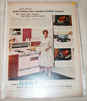 Gas ad featuring Julia Meade