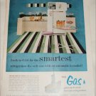 Gas ad featuring Servel Refrigerator
