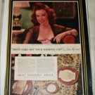 1847 Rogers Brothers Silverware ad featuring Susan Hayward