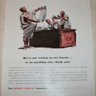 Moore & White Company Resting On Laurels ad
