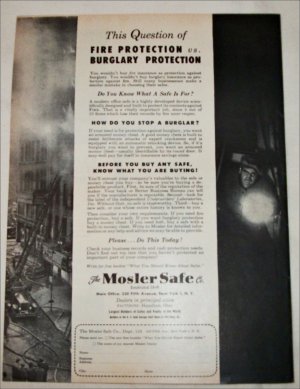 1948 Mosler Safe Company ad