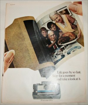 1967 Polaroid Land Automatic 210 Camera Thanksgiving ad