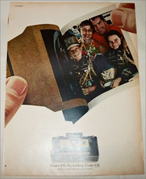 1967 Polaroid Land Automatic 210 Camera Band ad