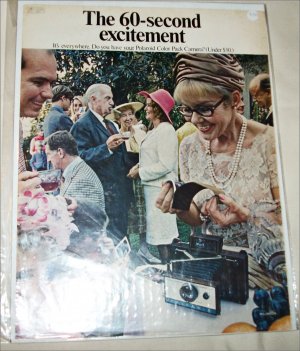 1968 Polaroid Land Automatic 210 Camera ad