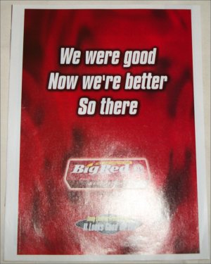 2001 Wrigley's Big Red Gum ad
