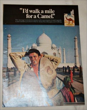 1969 Camel Cigarette Taj Mahal ad