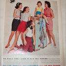 1959 Blue Bell Clothes ad featuring Daugherty Family of Princeton New Jersey